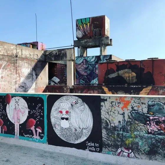 Rooftop of the antique toy museum